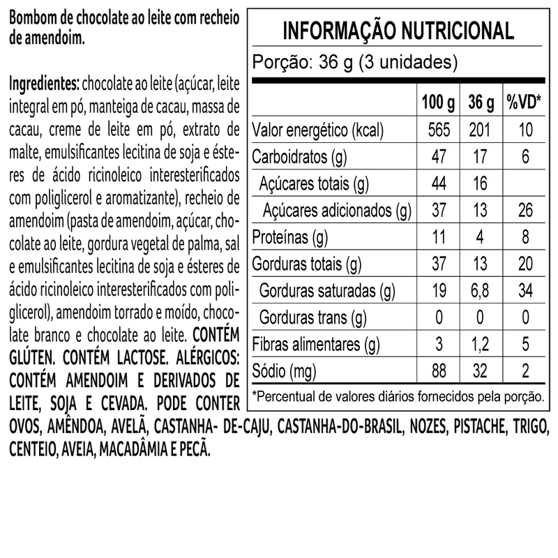 Caixa de Chocolates Cacau Magia Feliz Natal 95g
