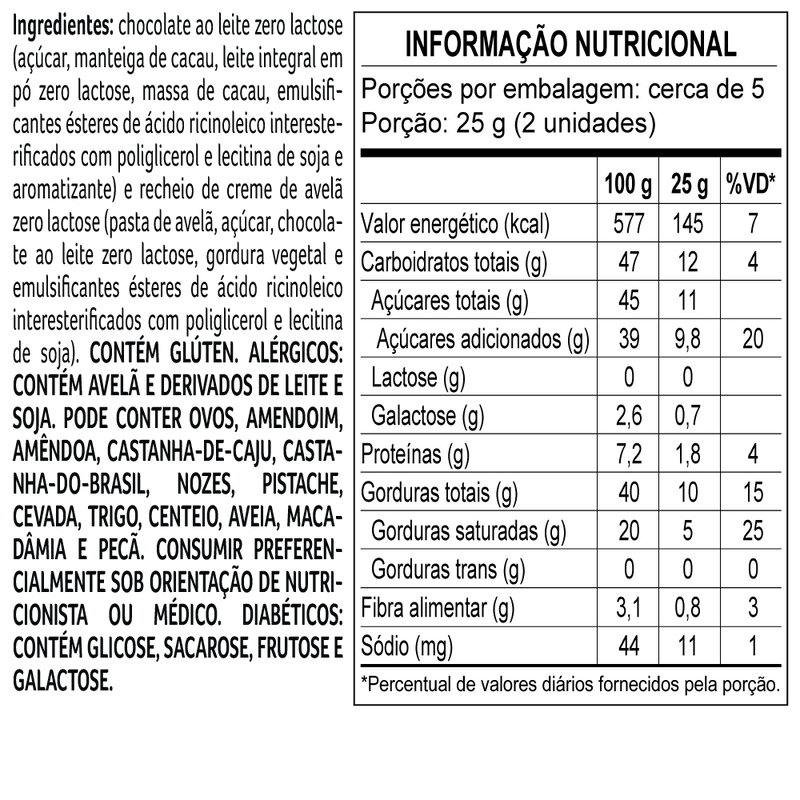 Estrela com Bombons ao Leite Zero Lactose 120g